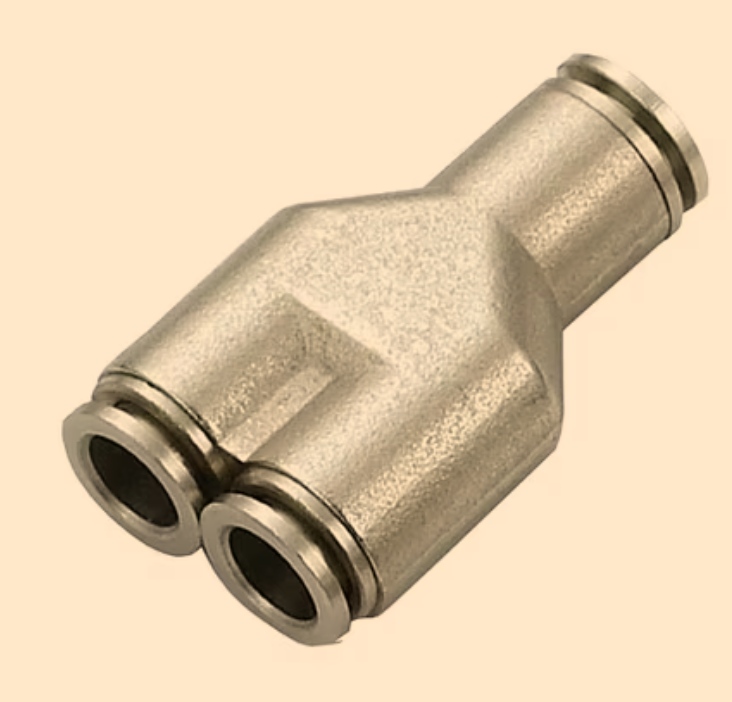 RP6-325181-6M Y-Union - 6mm Metal Fitting